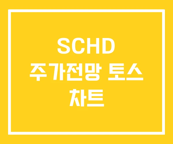 SCHD 주가전망 토스 차트