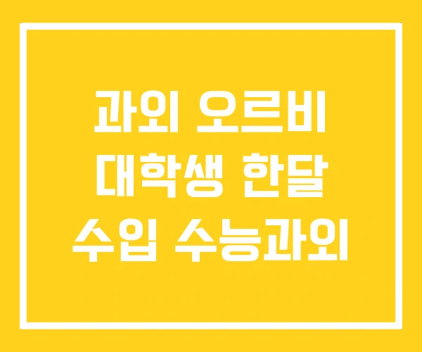 과외 오르비 대학생 한달 수입 수능과외 과외 오르비 대학생 한달 수입 수능과외
