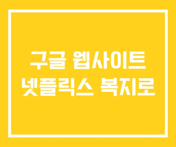 구글 웹사이트 넷플릭스 복지로 구글 웹사이트 넷플릭스 복지로