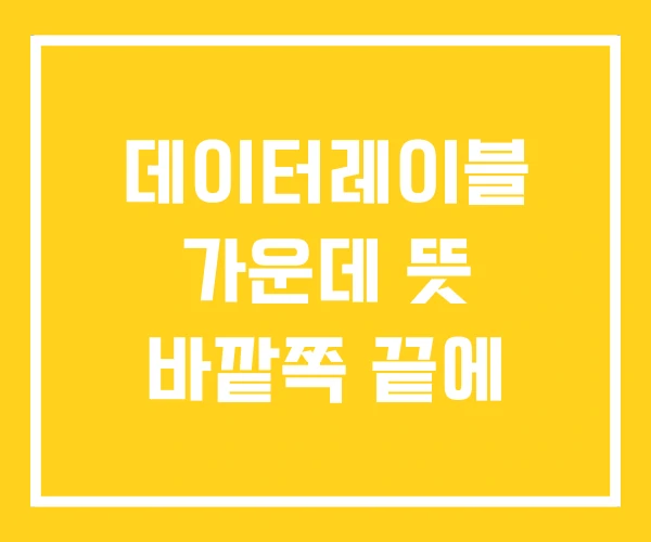 데이터레이블 가운데 뜻 바깥쪽 끝에 데이터레이블 가운데 뜻 바깥쪽 끝에