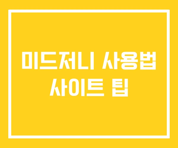 미드저니 사용법 사이트 팁 미드저니 사용법 사이트 팁